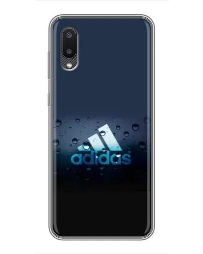 Чехол для Samsung Galaxy A02 с картинкой «Adidas Water Drops» Чехол для Samsung Galaxy A02 с картинкой «Adidas Water Drops»