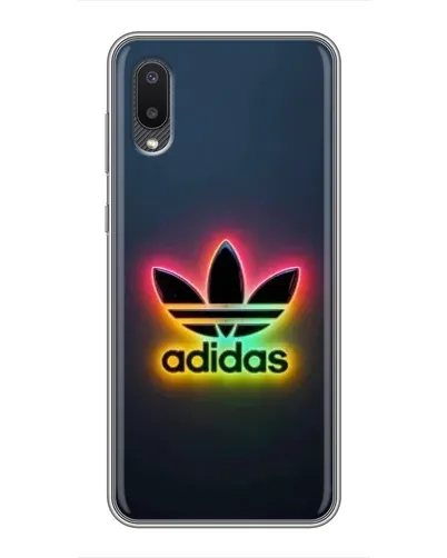 Чехол для Samsung Galaxy A02 с картинкой «Неоновый Adidas» Чехол для Samsung Galaxy A02 с картинкой «Неоновый Adidas»