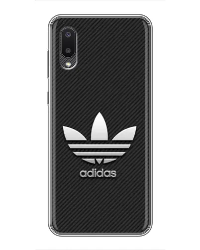 Чехол для Samsung Galaxy A02 с картинкой «Adidas Карбоновая текстура» Чехол для Samsung Galaxy A02 с картинкой «Adidas Карбоновая текстура»