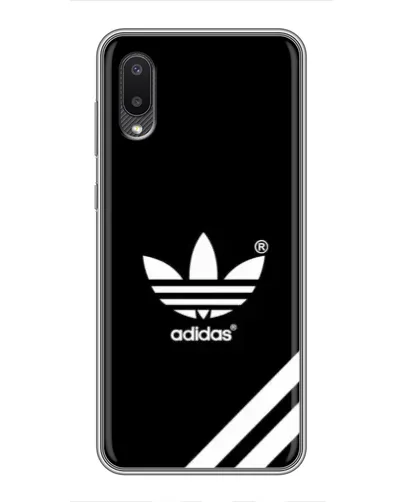 Чехол для Samsung Galaxy A02 с картинкой «Adidas с диагональными полосами» Чехол для Samsung Galaxy A02 с картинкой «Adidas с диагональными полосами»