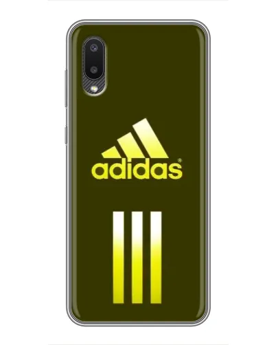 Чехол для Samsung Galaxy A02 с картинкой «Оливковый градиент Adidas» Чехол для Samsung Galaxy A02 с картинкой «Оливковый градиент Adidas»