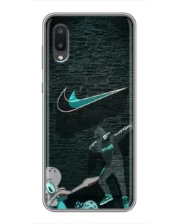 Чехол для Samsung Galaxy A02 с картинкой «Спортивный арт Nike» Чехол для Samsung Galaxy A02 с картинкой «Спортивный арт Nike»