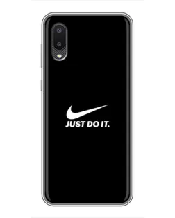 Чохол для Samsung Galaxy A02 з картинкою «Мінімалізм від Nike»