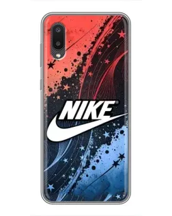 Чохол для Samsung Galaxy A02 з картинкою «Градієнтний принт Найк»