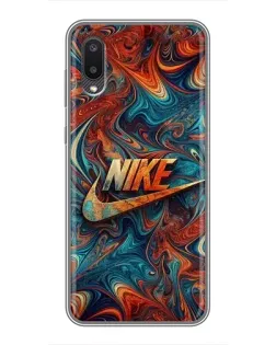 Чохол для Samsung Galaxy A02 з картинкою «Nike в абстракції»