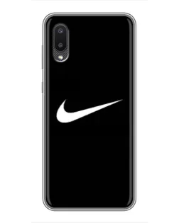 Чехол для Samsung Galaxy A02 с картинкой «Минималистический Найк»