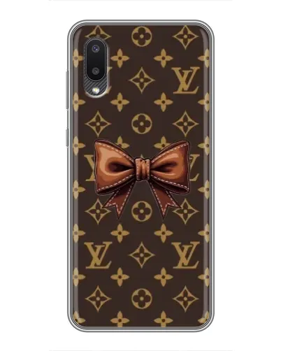 Чехол для Samsung Galaxy A02 с картинкой «LV с бантом» Чехол для Samsung Galaxy A02 с картинкой «LV с бантом»
