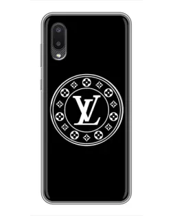 Чехол для Samsung Galaxy A02 с картинкой «LV — печать стиля»