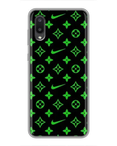 Чехол для Samsung Galaxy A02 с картинкой «Неоновый принт LV» Чехол для Samsung Galaxy A02 с картинкой «Неоновый принт LV»