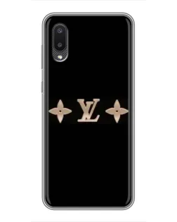 Чехол для Samsung Galaxy A02 с картинкой «Louis Vuitton — минимализм»