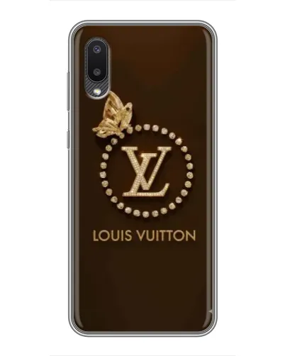 Чехол для Samsung Galaxy A02 с картинкой «LV — золотая печать» Чехол для Samsung Galaxy A02 с картинкой «LV — золотая печать»