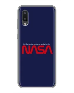 Чехол для Samsung Galaxy A02 с картинкой «NASA — глубокий космос»