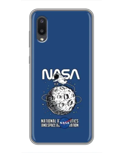 Чехол для Samsung Galaxy A02 с картинкой «NASA — лунная миссия» Чехол для Samsung Galaxy A02 с картинкой «NASA — лунная миссия»