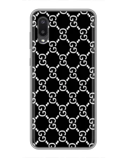 Чехол для Samsung Galaxy A02 с картинкой «Gucci — сетчатый паттерн» Чехол для Samsung Galaxy A02 с картинкой «Gucci — сетчатый паттерн»