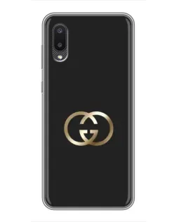 Чехол для Samsung Galaxy A02 с картинкой «Минимализм Gucci»