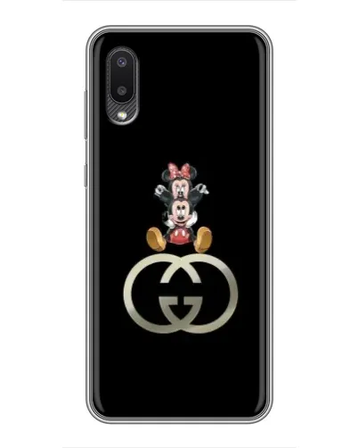 Чехол для Samsung Galaxy A02 с картинкой «Минни Маус на лого» Чехол для Samsung Galaxy A02 с картинкой «Минни Маус на лого»