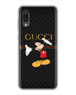 Чехол для Samsung Galaxy A02 с картинкой «Микки Маус Gucci»