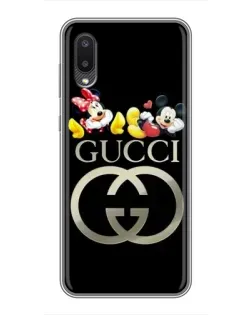 Чехол для Samsung Galaxy A02 с картинкой «Gucci — герои Disney»