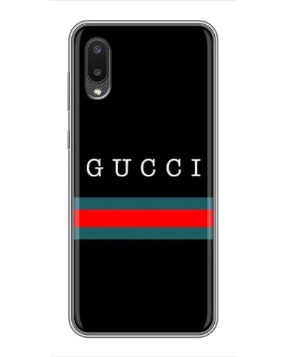 Чехол для Samsung Galaxy A02 с картинкой «Gucci — красный пояс» Чехол для Samsung Galaxy A02 с картинкой «Gucci — красный пояс»