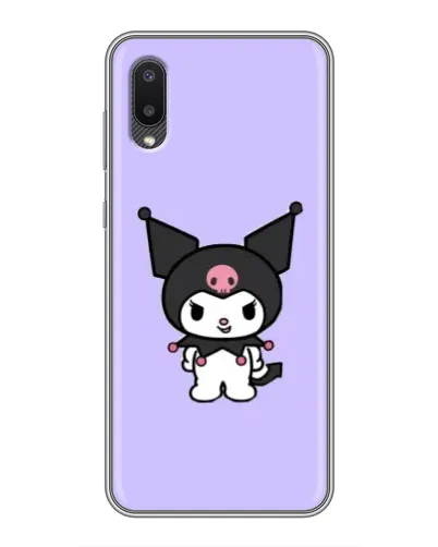 Чехол для Samsung Galaxy A02 с картинкой «Kuromi — нежный фиолетовый» Чехол для Samsung Galaxy A02 с картинкой «Kuromi — нежный фиолетовый»