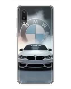 Чохол для Samsung Galaxy A02 з картинкою «BMW в білому диму»