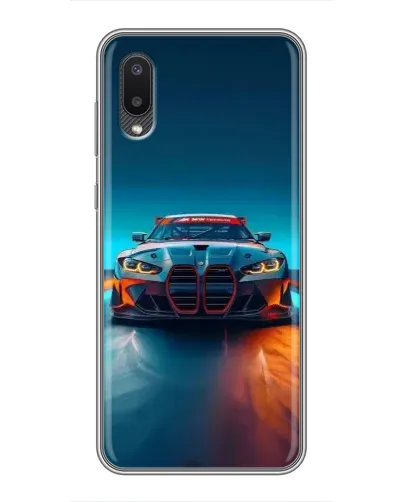 Чохол для Samsung Galaxy A02 з картинкою «BMW — вогні неону» Чохол для Samsung Galaxy A02 з картинкою «BMW — вогні неону»