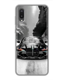 Чохол для Samsung Galaxy A02 з картинкою «BMW — акварельний дрифт»