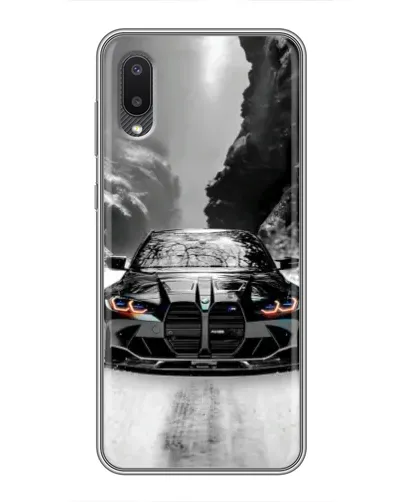 Чохол для Samsung Galaxy A02 з картинкою «BMW — акварельний дрифт» Чохол для Samsung Galaxy A02 з картинкою «BMW — акварельний дрифт»