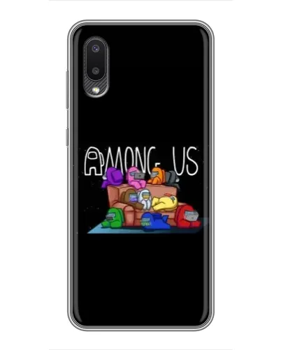 Чехол для Samsung Galaxy A02 с картинкой «Логотип Among Us» Чехол для Samsung Galaxy A02 с картинкой «Логотип Among Us»