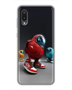 Чохол для Samsung Galaxy A02 з картинкою «Among Us — 3D стиль»