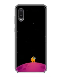 Чохол для Samsung Galaxy A02 з картинкою «Самотній герой на планеті»
