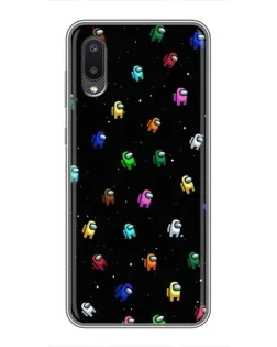 Чохол для Samsung Galaxy A02 з картинкою «Екіпаж Among Us»