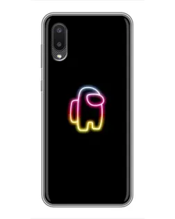 Чехол для Samsung Galaxy A02 с картинкой «Among Us градиент»