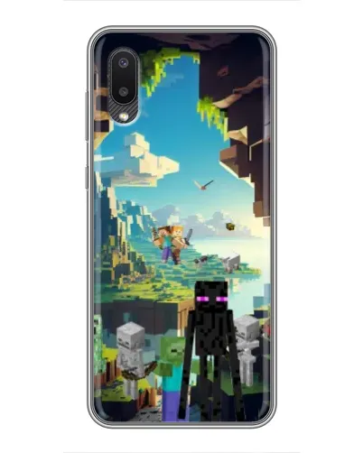 Чехол для Samsung Galaxy A02 с картинкой «Эндермен в лесу» Чехол для Samsung Galaxy A02 с картинкой «Эндермен в лесу»