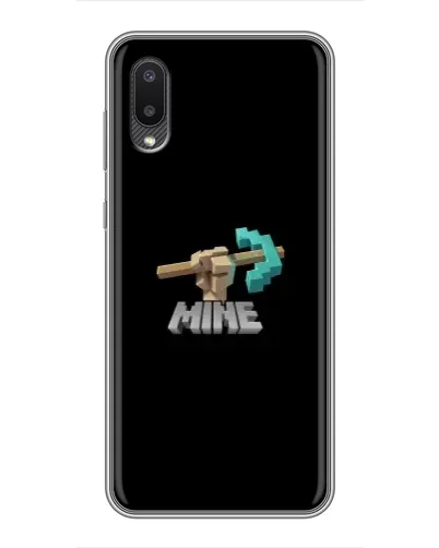 Чехол для Samsung Galaxy A02 с картинкой «Алмазная кирка» Чехол для Samsung Galaxy A02 с картинкой «Алмазная кирка»