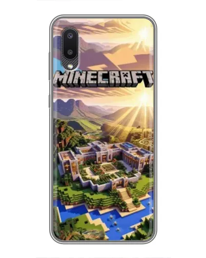 Чехол для Samsung Galaxy A02 с картинкой «Minecraft панорама» Чехол для Samsung Galaxy A02 с картинкой «Minecraft панорама»