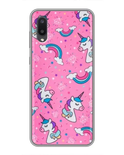 Чохол для Samsung Galaxy A02 з картинкою «Unicorn паттерн рожевий» Чохол для Samsung Galaxy A02 з картинкою «Unicorn паттерн рожевий»