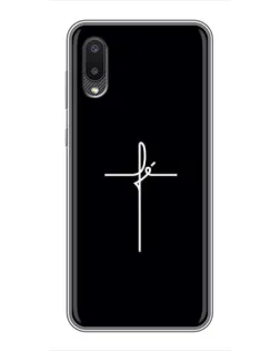 Чохол для Samsung Galaxy A02 з картинкою «Тонкий хрест» Чохол для Samsung Galaxy A02 з картинкою «Тонкий хрест»