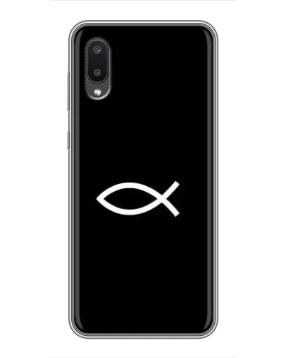 Чохол для Samsung Galaxy A02 з картинкою «Символ риби Jesus» Чохол для Samsung Galaxy A02 з картинкою «Символ риби Jesus»