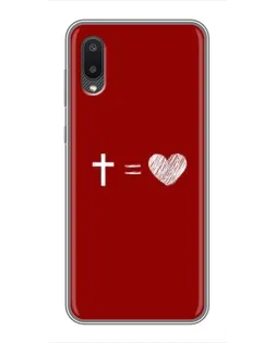 Чохол для Samsung Galaxy A02 з картинкою «Рівняння любові» Чохол для Samsung Galaxy A02 з картинкою «Рівняння любові»
