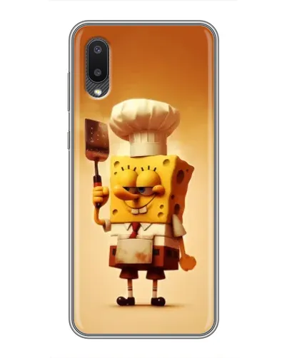 Чехол для Samsung Galaxy A02 с картинкой «Губка Боб повар» Чехол для Samsung Galaxy A02 с картинкой «Губка Боб повар»