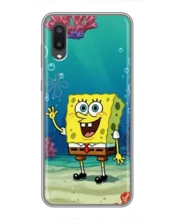 Чехол для Samsung Galaxy A02 с картинкой «Подводный привет»