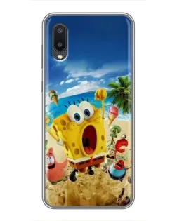 Чехол для Samsung Galaxy A02 с картинкой «Развлечения на пляже»