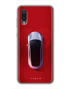 Чохол для Samsung Galaxy A02 з картинкою «Tesla Top View» Чохол для Samsung Galaxy A02 з картинкою «Tesla Top View»