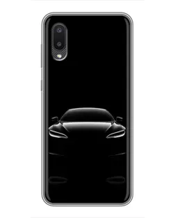 Чохол для Samsung Galaxy A02 з картинкою «Силует Tesla Night» Чохол для Samsung Galaxy A02 з картинкою «Силует Tesla Night»