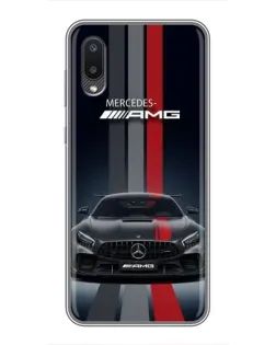 Чехол для Samsung Galaxy A02 с картинкой «Mercedes — белый карбон» Чехол для Samsung Galaxy A02 с картинкой «Mercedes — белый карбон»
