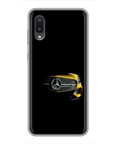 Чехол для Samsung Galaxy A02 с картинкой «Mercedes — ретро стиль»