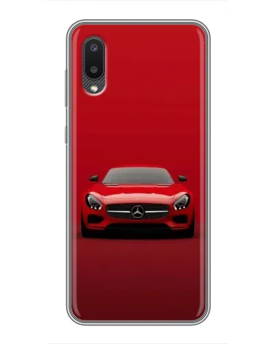 Чохол для Samsung Galaxy A02 з картинкою «Червоний Mercedes AMG» Чохол для Samsung Galaxy A02 з картинкою «Червоний Mercedes AMG»