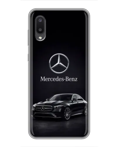 Чехол для Samsung Galaxy A02 с картинкой «Mercedes — решетка радиатора»