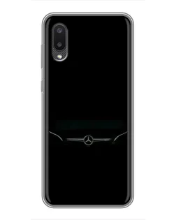 Чехол для Samsung Galaxy A02 с картинкой «Mercedes Stealth Look»